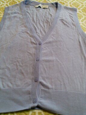 MING VEST GRAYISH PURPLE SIZE XS GOOD CONDITION